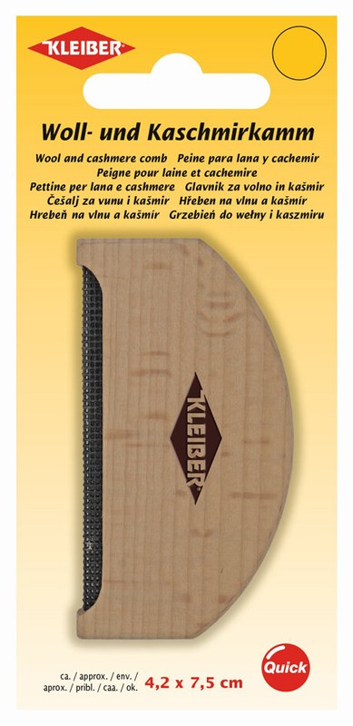 Kleiber Woll- & Kaschmirkamm Aus Holz Braun