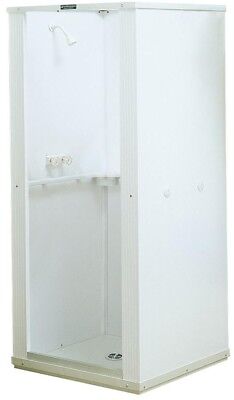 Walk Drain Shower Stall Standard Base White Base Bathroom Complete Kit Enclosure