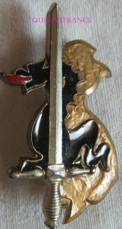 In30667 - Badge Indochine, Aspirants, Cherchell, Back Dish, Reprint