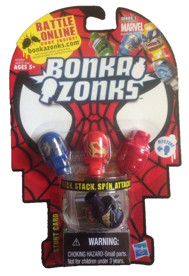 Marvel Universe Bonkazonks Series 1 4-pack Spider-Man w