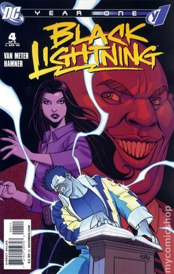 Black Lightning Year One #4 VG 2009 Stock Image Low Grade
