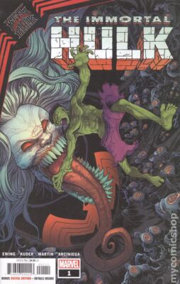 King in Black Immortal Hulk 1A Kuder VF 2021 Stock Image