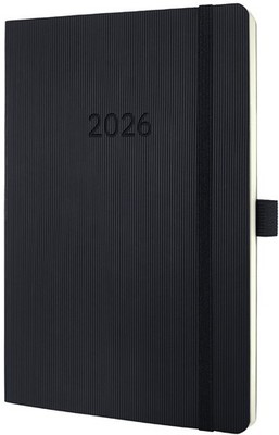 sigel Buchkalender Conceptum 2026 ca. DIN A5 schwarz