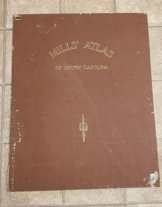Robert Mills Atlas Of South Carolina Districts 1965 Giant Book Rare Maps 