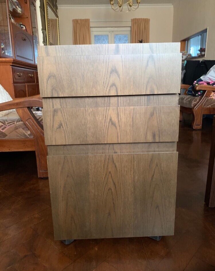 Dark Brown Pedestal Slow Closing Drawers Set 1 In Hounslow