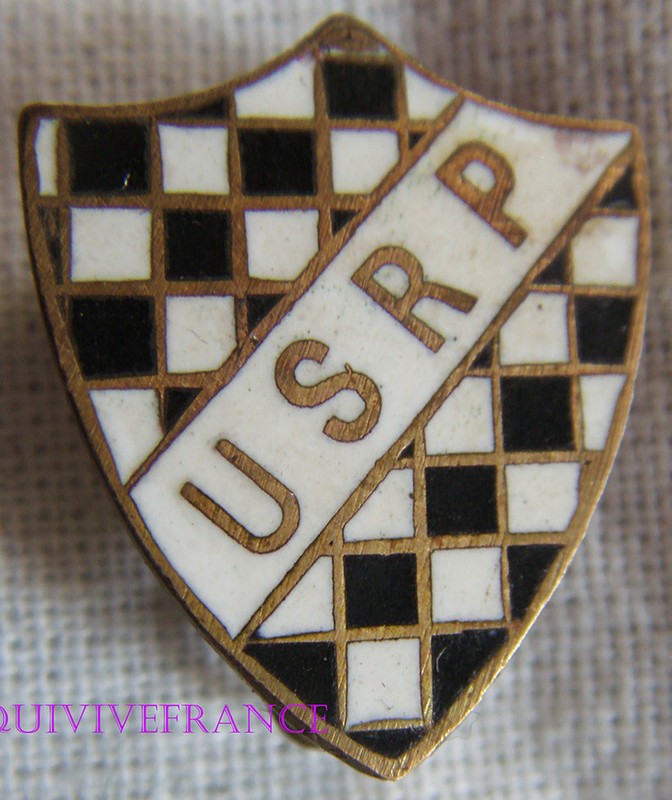 Bg8797 - Insigne Badge Union Sportive Romanaise Et PÃ©Ageoise Usrp Rugby