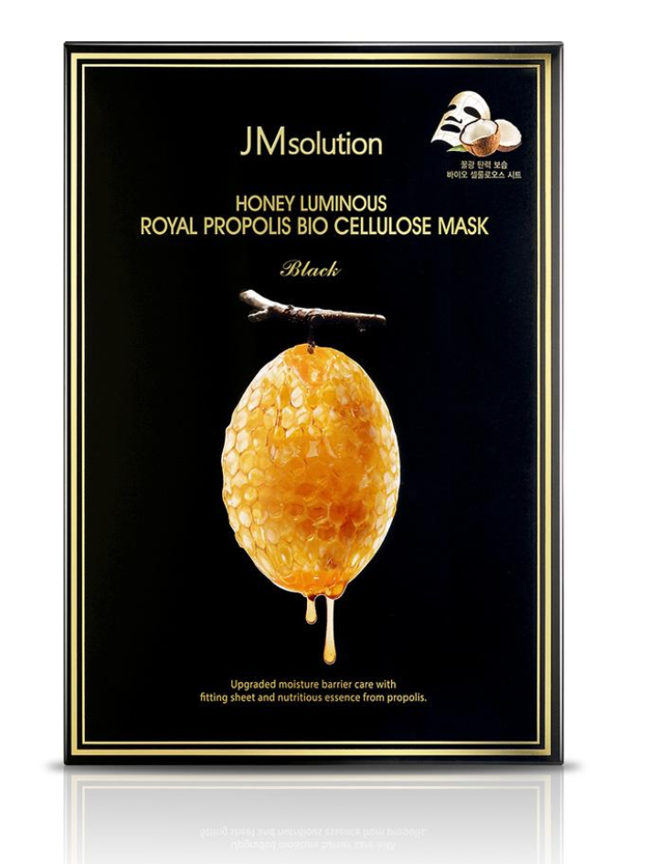 Тканевая маска jmsolution. Маска jmsolution honey luminous royal propolis mask. тканевая маска с экстрактом прополиса jmsolution honey luminous royal propolis mask. тканевая маска “прополис” jm solution honey luminous royal propolis mask black. jm solution &quot;honey luminous royal propolis bio cellulose mask black&quot;,.