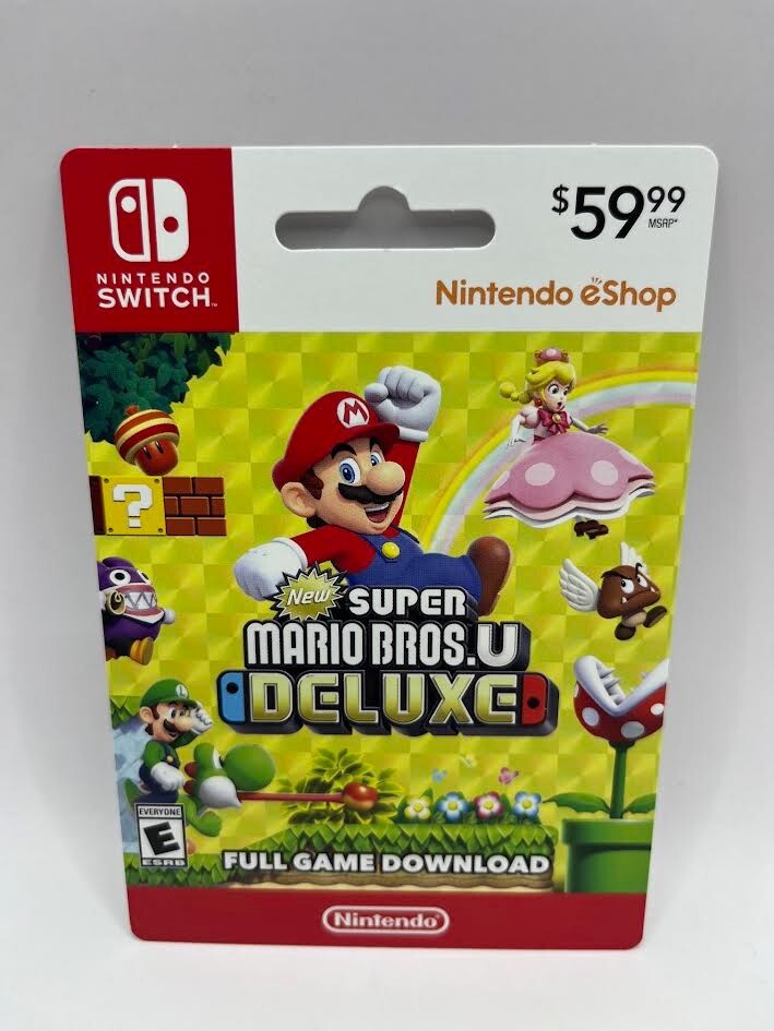 New Super Mario Bros. U Deluxe Switch eShop Game Download