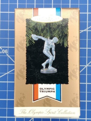 Hallmark Keepsake Sports Discus Ornament Olympic Triumph Spirit Collection 1996