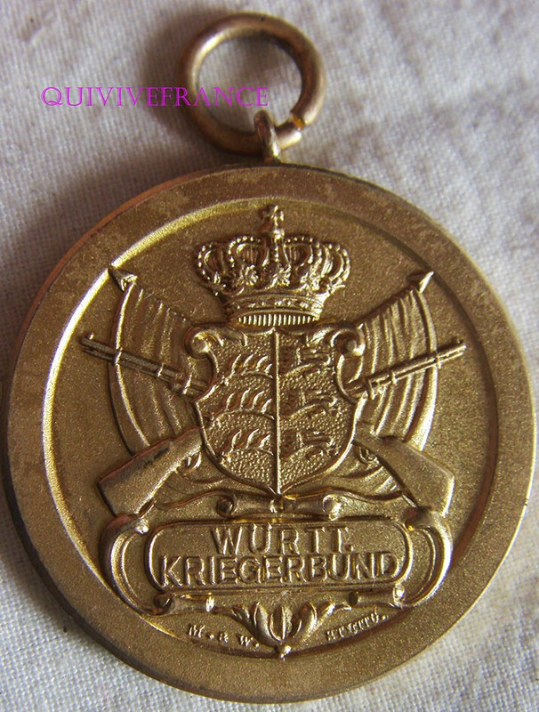 Med9981 - Medaille De Tir Wurttenberg Kriegerbund