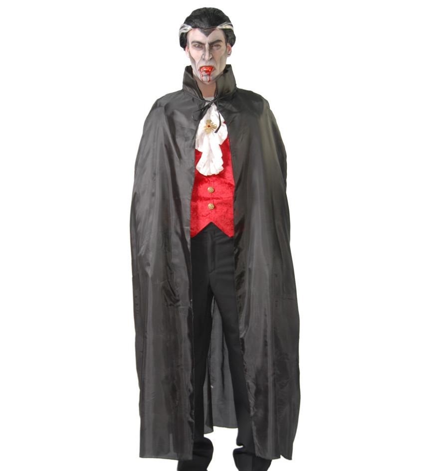 Costume Travestimento Di Halloween Carnevale Mantello Vampiro Misura 140cm dfh