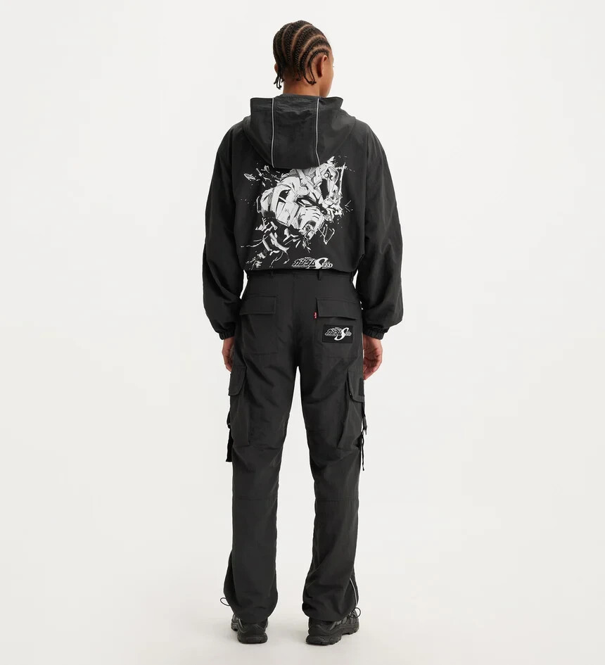 Pre-owned Levi's Limited Edition  X Gundam Seed Cargo Pants - Size W34 L32 - Black -