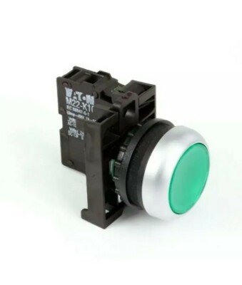 SALVAJOR. P/N: ABD100B. GREEN START PUSH BUTTON. W/1-010 N.O. W/O PILOT LIGHT.