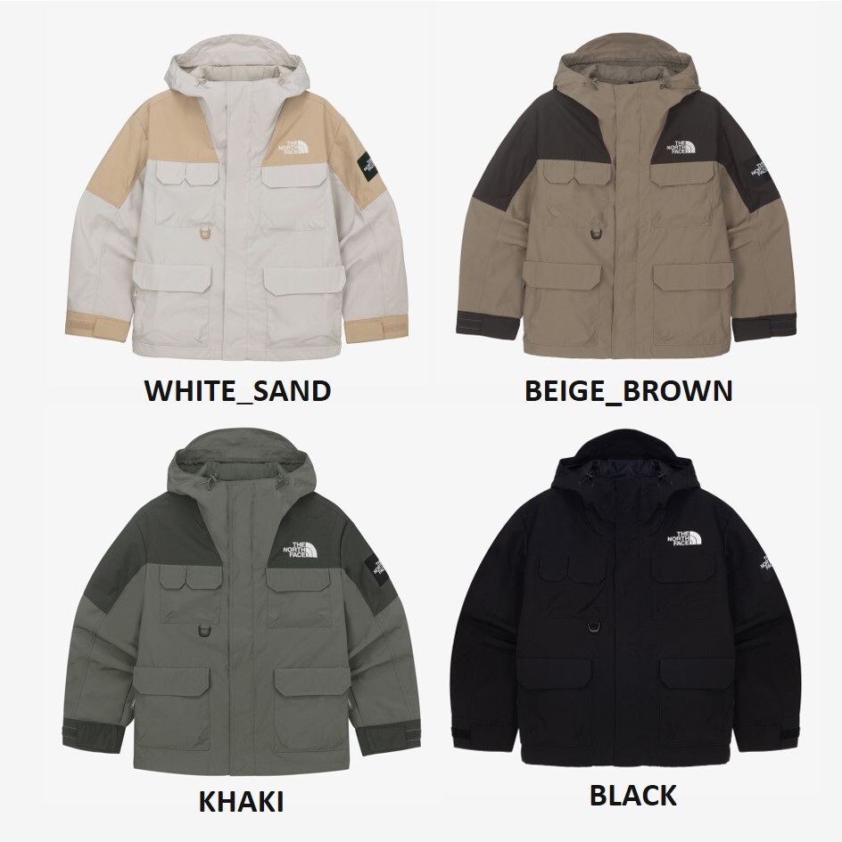 Pre-owned The North Face Korea Ranger Jacket Nj3bq52m White_sand Asian Fit In Beige