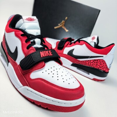 Air Jordan Legacy 312 Low Men's US 14 White Toe Red Black Nike Retro Streetwear