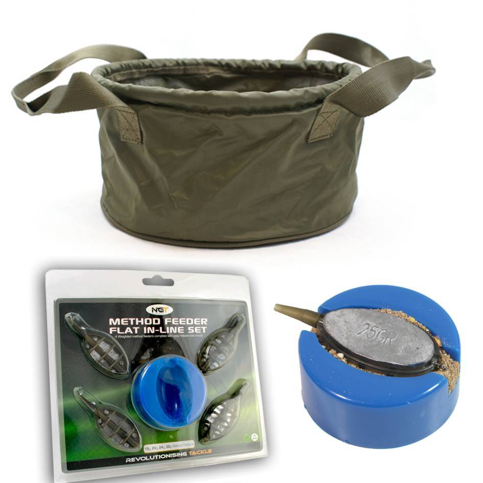 NGT Groundbait Bowl Bucket Method Mix Mixing Carp Coarse Fishing | UK