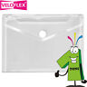 10x Veloflex Dokumententasche A6 Crystal Doku-Tasche Klettverschluss transparent