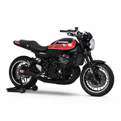 パーツ Kawasaki. Z900RS 2018-2024 Downpipes CERAMIC COATED BLACK DOWN PIPES TO FIT Z900RS