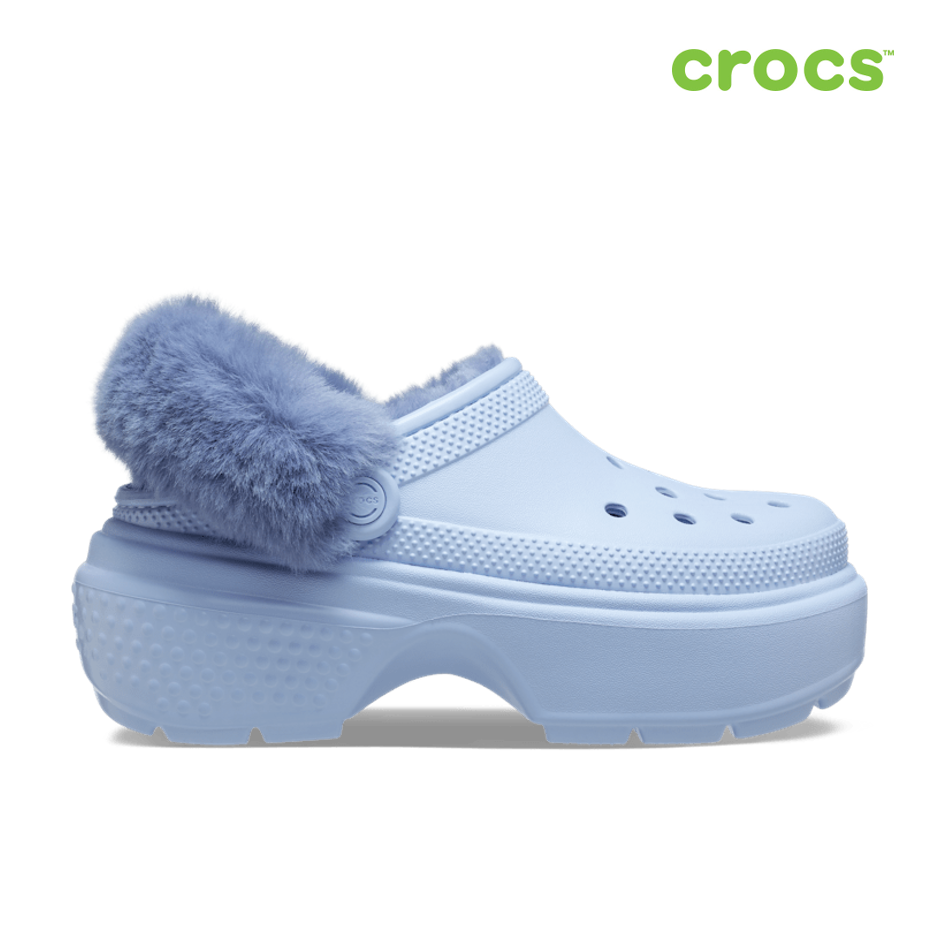 Clorets NEW CROCS STOMP LINED CLOG 208546-4NS BLUE CRS208546 UNISEX