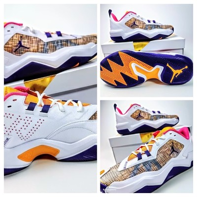 Air Jordan One Take 4 Men's US 13 White Purple Pink Gold Nike Retro Stlye 23 New