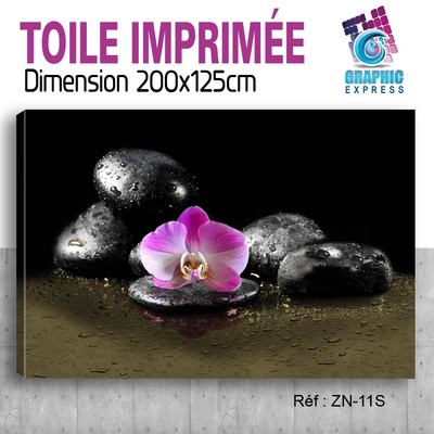 Tela Estampado Orquídea Zen Relax Buda Spa Detene Cuadro Decoración - ZN-11S