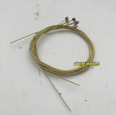 6PCS Acoustic Guitar Strings 1st-6th String Steel String Replacement Gold Set US