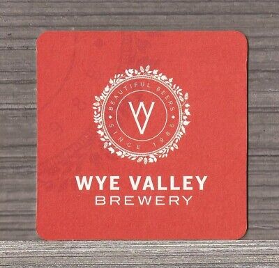 Beer Coaster-Wye Valley Brewery United Kingdom-First Cask Service-S415