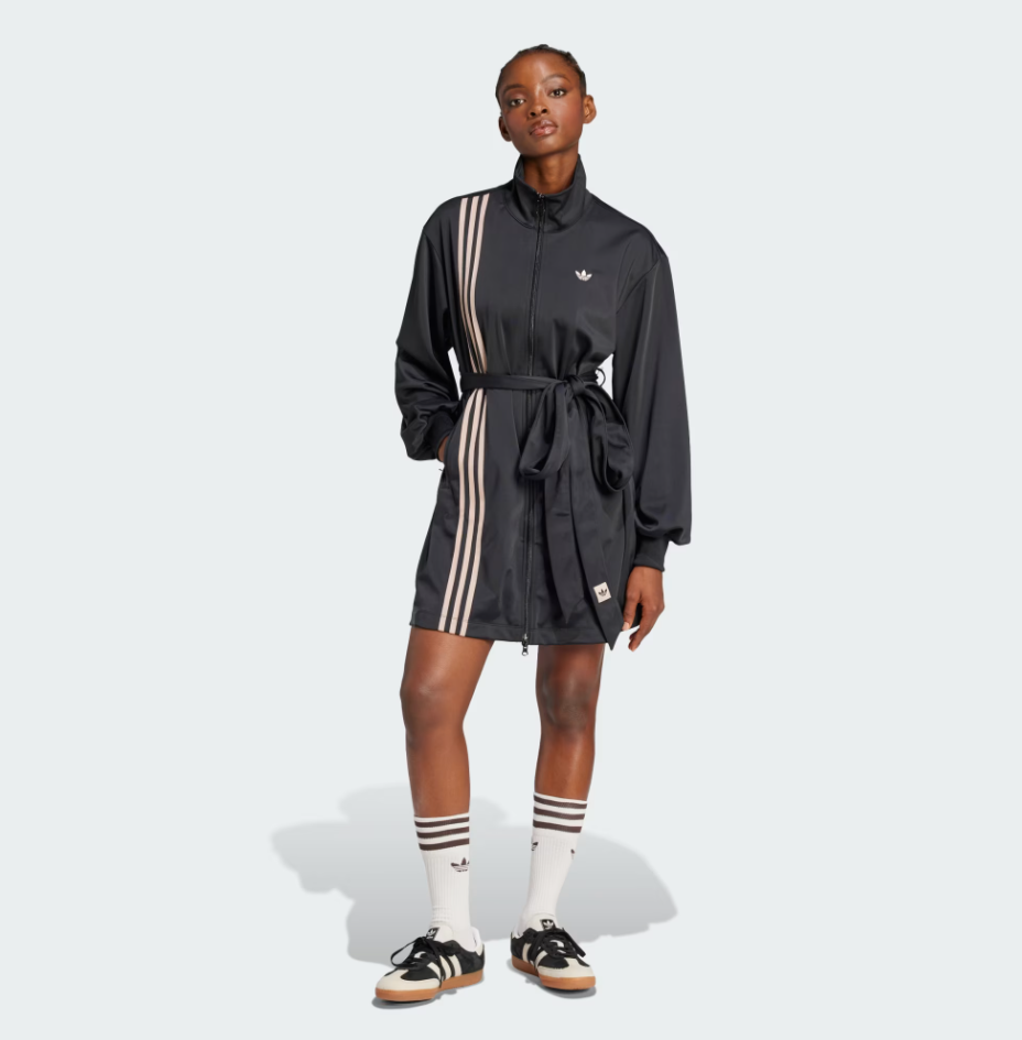 ★adidas★ 3S Wrap Tracksuit Dress JJ0953 adidas x Originals 3-Stripes Wrapped Track Suit Dress JJ0953
