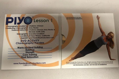 Piyo Lesson 1 Charlene Johnson DVD And Audio CD