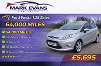 2012 Ford Fiesta 1.25 Zetec 5dr [82] HATCHBACK Petrol Manual