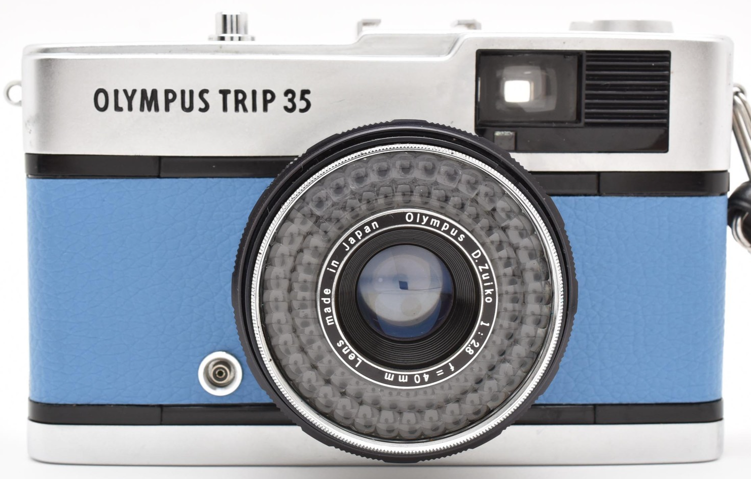 ▶️[ MINT W/ Case Cap ] OLYMPUS TRIP 35 Light Blue Film