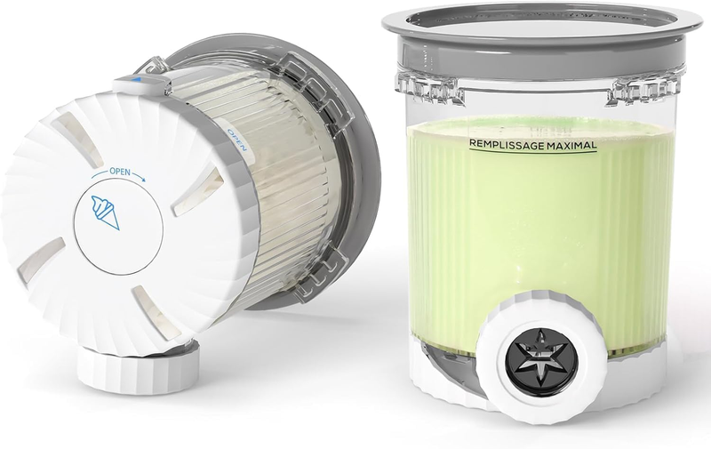 Swirl Ice Cream Maker Pints and Lids, Compatible with Ninja Creami Soft Serve &