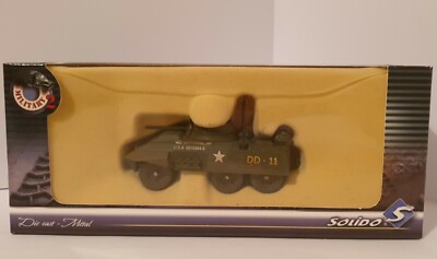 Solido 1/50 U.S.A. Military Ford M8 DD-11 Military Vehicle MIB no 61009