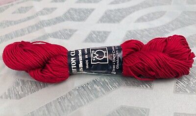 Single Skein New Unused of Yarn Stacy Charles - Tahki True Red 100% Cotton
