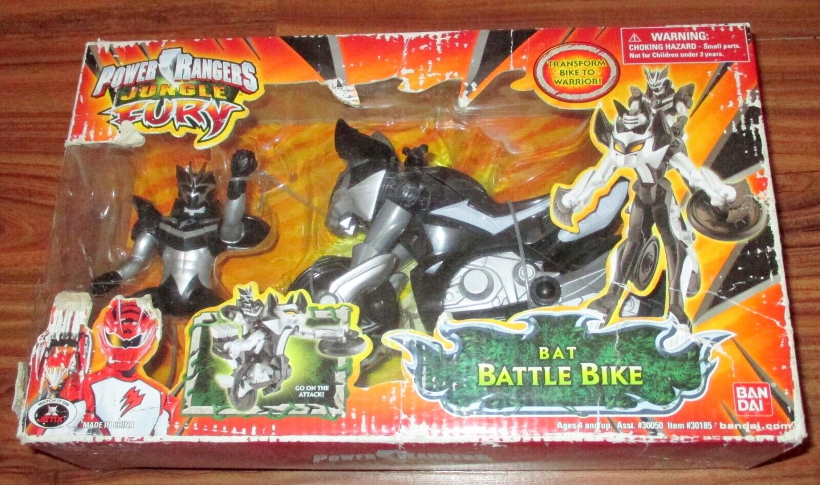 Power Rangers Jungle Fury Bat Battle Bike Cycle w/ 5” Figure Power Rangers Jungle Fury Bat Battle Bike Cycle w/ 5” Figure