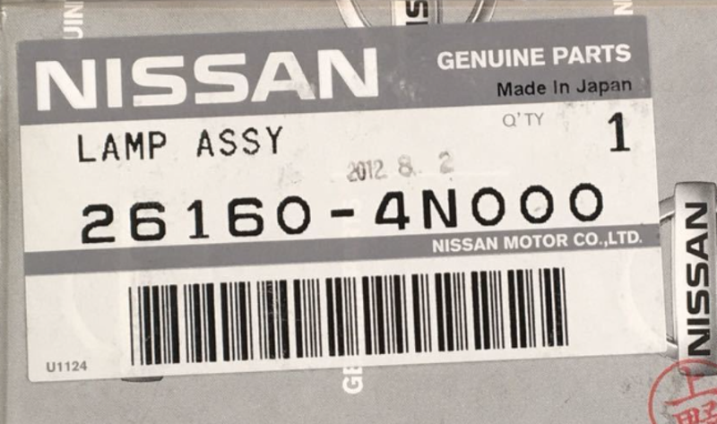 NISSAN Genuine Skyline GT-R R34 Front Fender Clear Side Markers 26160-4N000 &times;2
