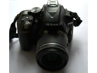 Nikon D5300 DSLR With 18-55mm f3.5 - f5.6 AF-P Zoom Lens 