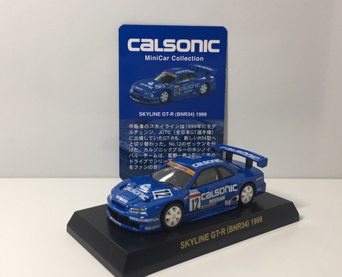 Kyosho 1/64 Calsonic Nissan SKYLINE GT-R (BNR34) 1999 #12