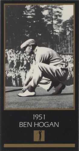 1993-98 Grand Slam Ventures Champions of Golf Masters Collection Golf Trading Cards