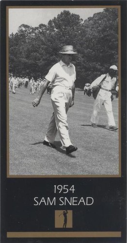 1993-98 Grand Slam Ventures Champions of Golf Masters Collection - Sam Snead #1954
