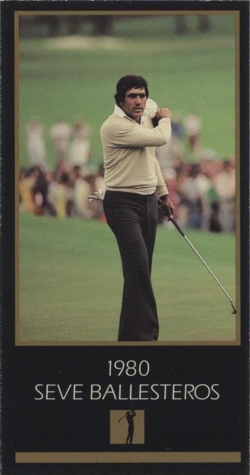 1993-98 Grand Slam Ventures Champions of Golf Masters Collection - Seve Ballesteros #1980