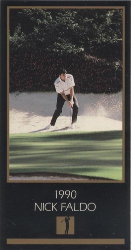 1993-98 Grand Slam Ventures Champions of Golf Masters Collection - Nick Faldo #1990