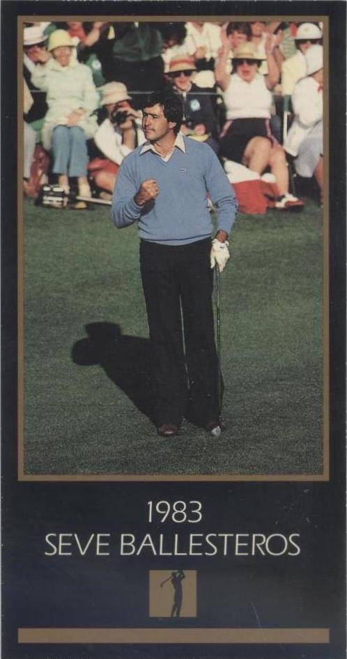 1993-98 Grand Slam Ventures Champions of Golf Masters Collection - Seve Ballesteros #1983