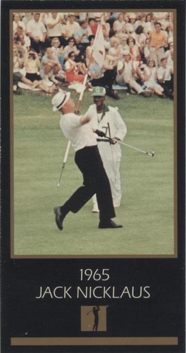 1993-98 Grand Slam Ventures Champions of Golf Masters Collection - Jack Nicklaus #1965