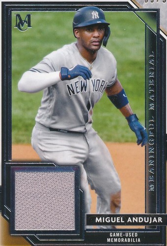 2021 Topps Museum Collection - Miguel Andujar #MMR-MA