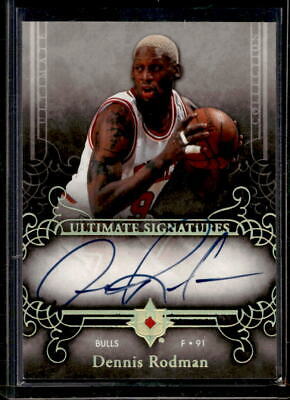 dennis rodman ultimate signature auto