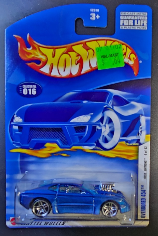 2002 Hot Wheels First Edition OVERBOARD 454 Collector #016 R2-4