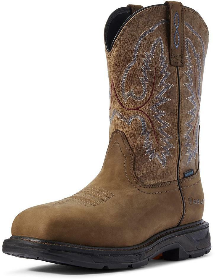 Ariat Men's Workhog XT Square Soft Toe Waterproof Wellington Work Boots 10031474