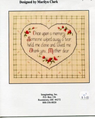 Cross Stitch Chart - Imaginating Inc - Thank You Mother Dear