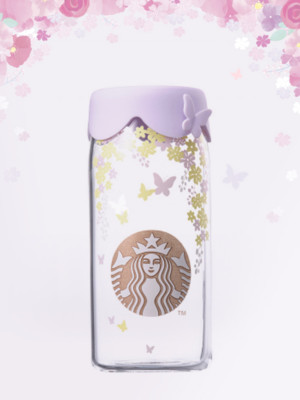 2018 Starbucks Korea Capture the moment of Spring flower silicone glass 473ml